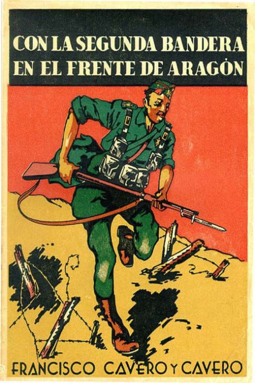 Con la Segunda Bandera en el frente de Aragón