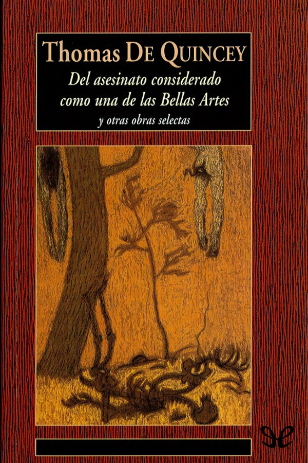 Del asesinato considerado como una de las bellas artes