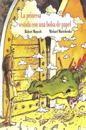 La princesa vestida con una bolsa de papel